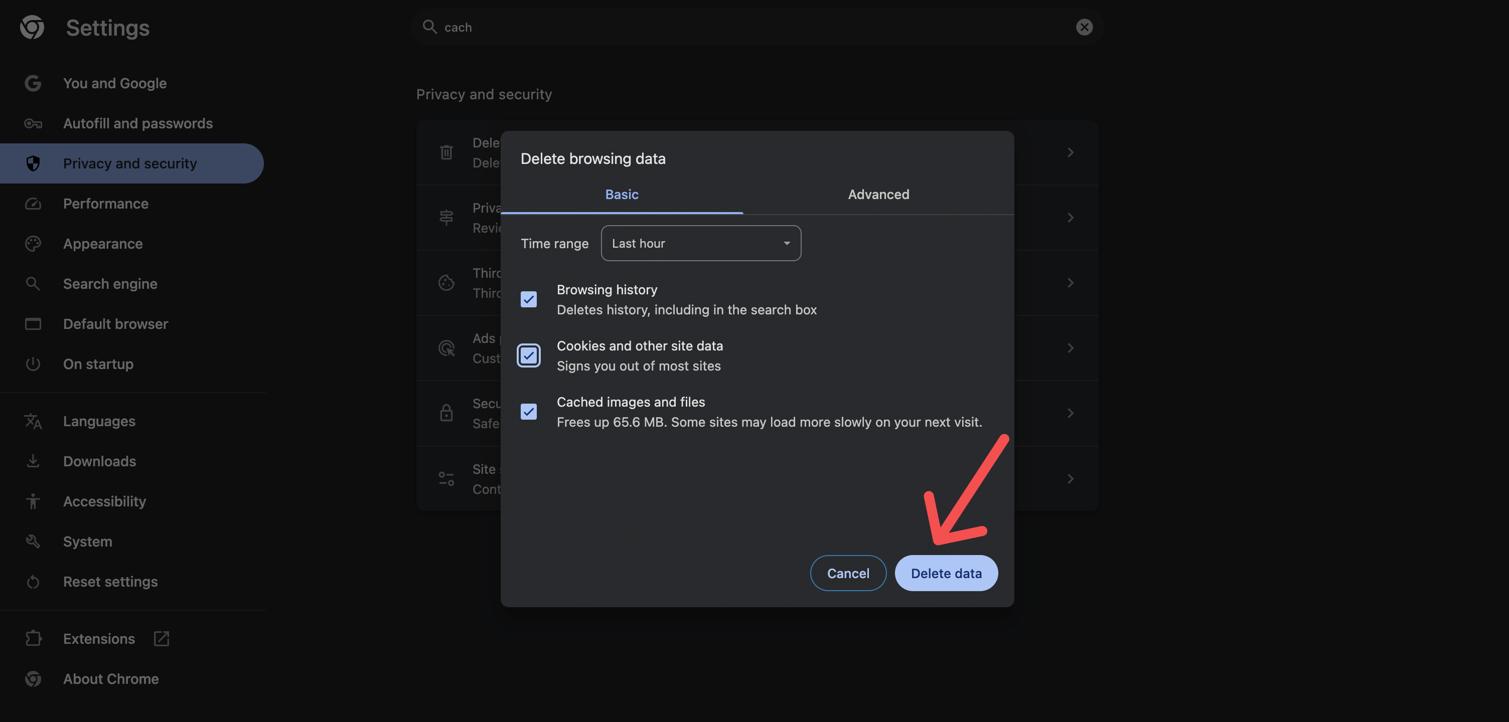 How to clear browser cache