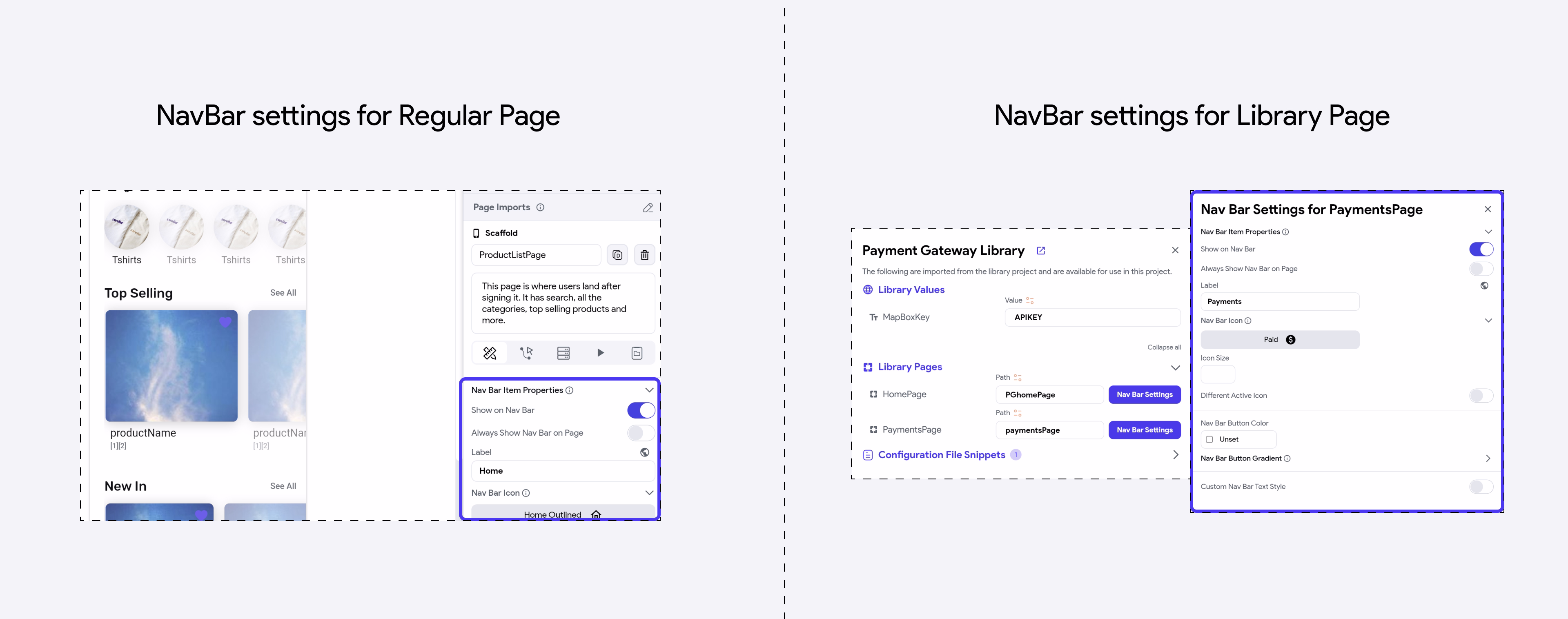 NavBar-settings-for-regular-and-library-page