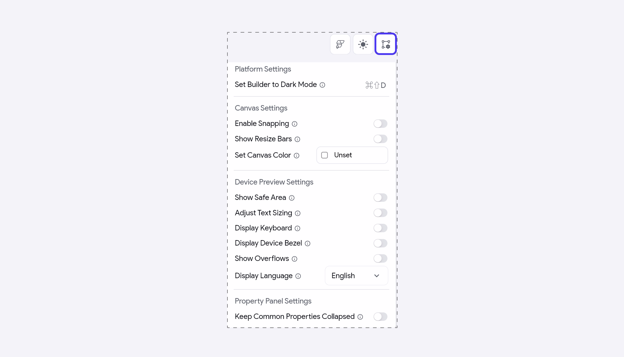 builder-settings