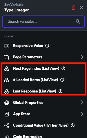 Pagination Variables