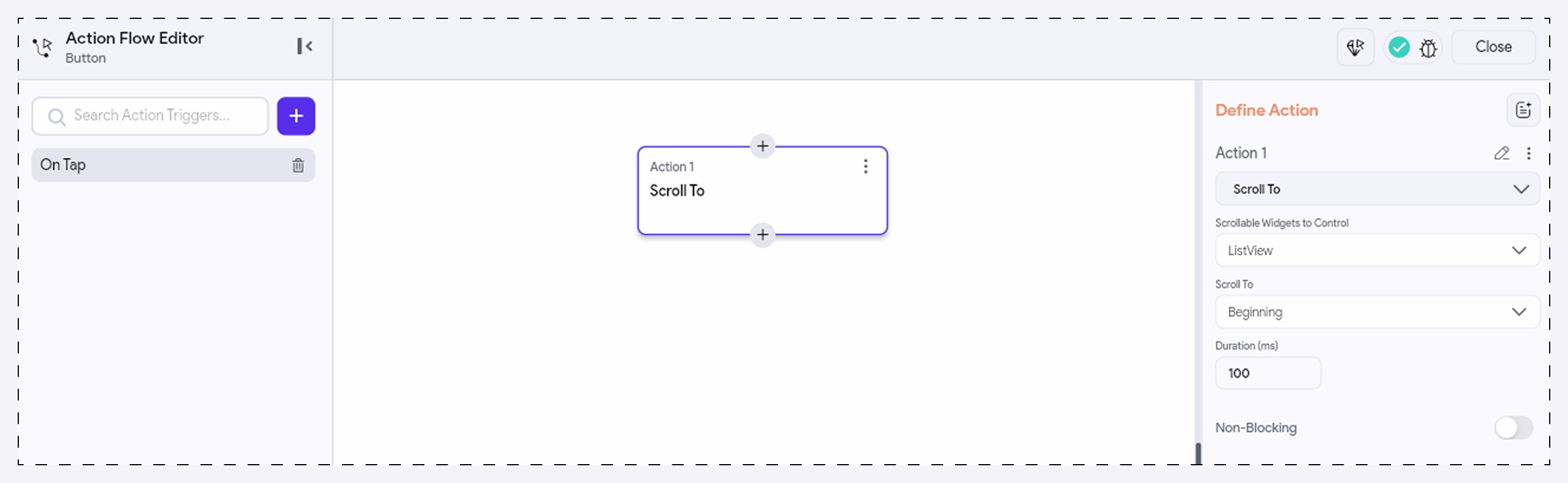 scroll-to-action